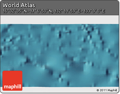 Satellite 3D Map of the Area around 16° 49' 43" N, 132° 40' 30" E