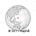 Outline Map of the Area around 16° 49' 43" N, 138° 37' 30" E, rectangular outline