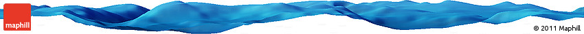 Shaded Relief Horizon Map of the Area around 16° 49' 43" N, 139° 28' 29" E