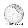 Outline Map of the Area around 16° 49' 43" N, 141° 1' 30" W, rectangular outline