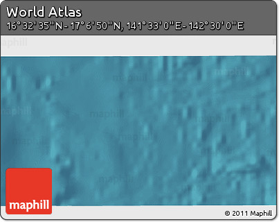 Satellite 3D Map of the Area around 16° 49' 43" N, 142° 1' 30" E
