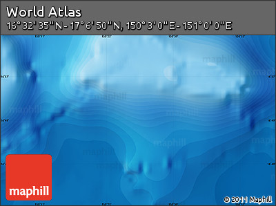 Political Map of the Area around 16° 49' 43" N, 150° 31' 30" E