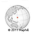 Outline Map of the Area around 16° 49' 43" N, 150° 31' 30" E, rectangular outline