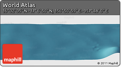 Satellite Panoramic Map of the Area around 16° 49' 43" N, 157° 19' 29" E
