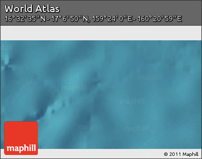 Satellite 3D Map of the Area around 16° 49' 43" N, 159° 52' 30" E