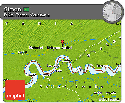 Physical Map of Simon