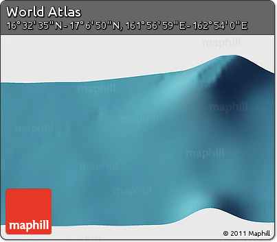 Satellite 3D Map of the Area around 16° 49' 43" N, 162° 25' 30" E