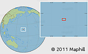 Savanna Style Location Map of the area around 16° 49' 43" N, 168° 22' 30" E