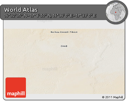 Satellite 3D Map of the Area around 16° 49' 43" N, 17° 4' 30" E