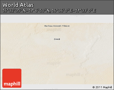 Satellite 3D Map of the Area around 16° 49' 43" N, 17° 4' 30" E