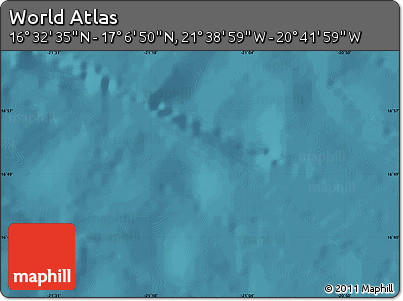 Satellite Map of the Area around 16° 49' 43" N, 21° 10' 29" W