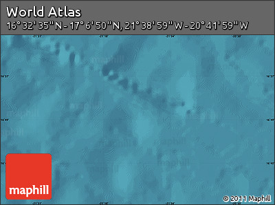 Satellite Map of the Area around 16° 49' 43" N, 21° 10' 29" W