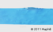 Shaded Relief Panoramic Map of the area around 16° 49' 43" N, 22° 1' 29" W