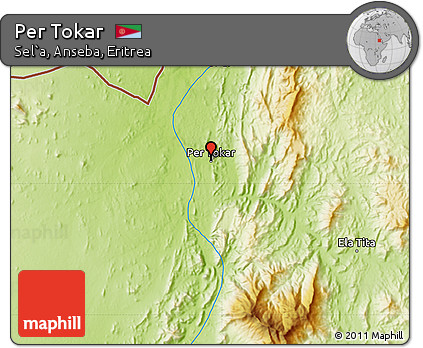 Physical Map of Per Tokar