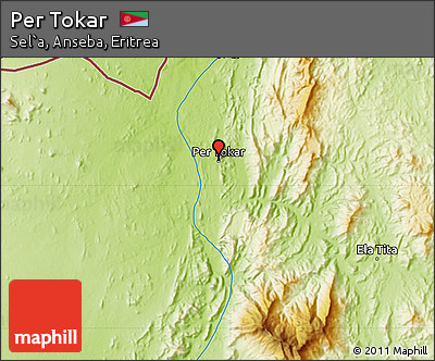 Physical Map of Per Tokar