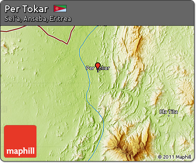 Physical Map of Per Tokar