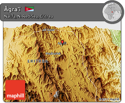 Physical 3D Map of Āgra'ī