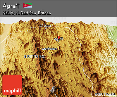 Physical 3D Map of Āgra'ī