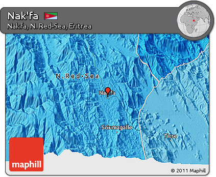 Political 3D Map of Nak'fa