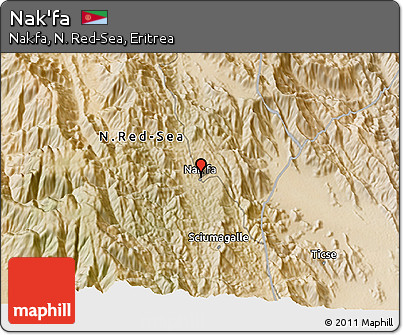 Satellite 3D Map of Nak'fa
