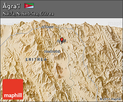 Satellite 3D Map of Āgra'ī