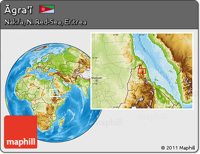 Physical Location Map of Āgra'ī
