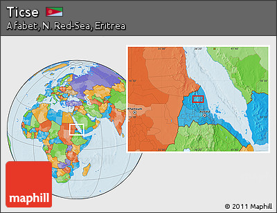 Political Location Map of Ticse