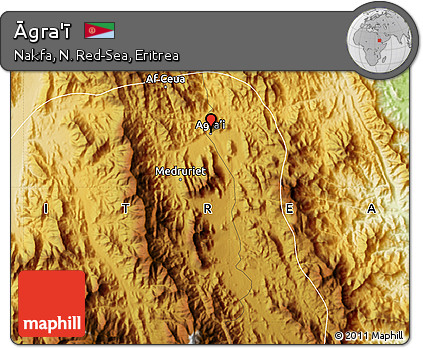 Physical Map of Āgra'ī