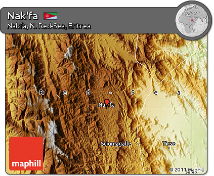 Physical Map of Nak'fa