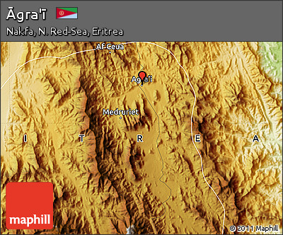 Physical Map of Āgra'ī
