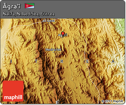 Physical Map of Āgra'ī