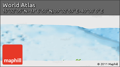 Physical Panoramic Map of the Area around 16° 49' 43" N, 40° 1' 29" E