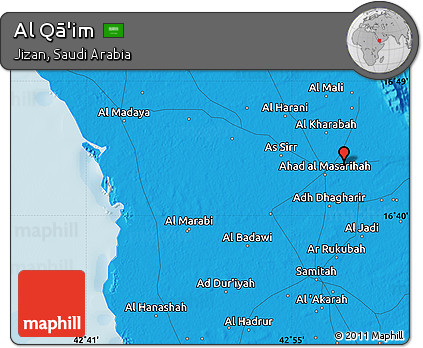 Political Map of Al Qā'im