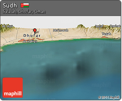 Satellite Panoramic Map of Sudh