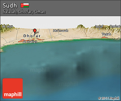 Satellite Panoramic Map of Sudh
