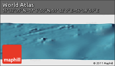 Satellite Panoramic Map of the Area around 16° 49' 43" N, 56° 10' 29" E