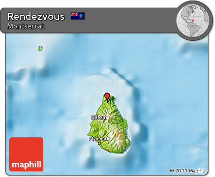 Physical 3D Map of Rendezvous