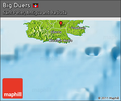 Physical 3D Map of Big Duers