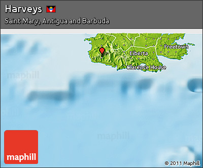 Physical 3D Map of Harveys