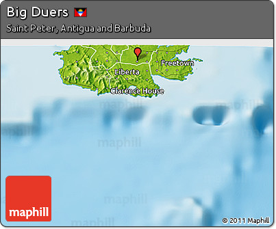 Physical 3D Map of Big Duers