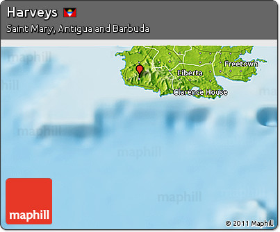 Physical 3D Map of Harveys