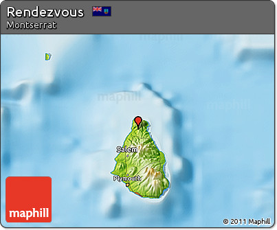 Physical 3D Map of Rendezvous