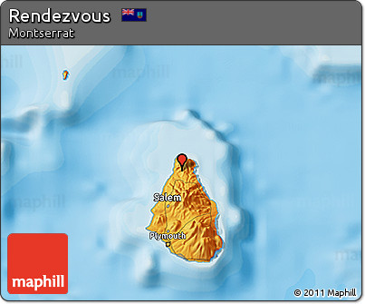 Political 3D Map of Rendezvous