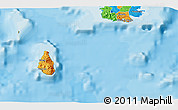 Political 3D Map of Gaynors