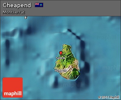 Satellite 3D Map of Cheapend
