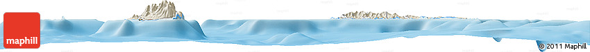 Shaded Relief Horizon Map of Gaynors