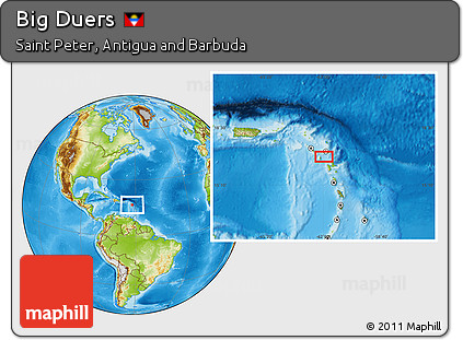 Physical Location Map of Big Duers