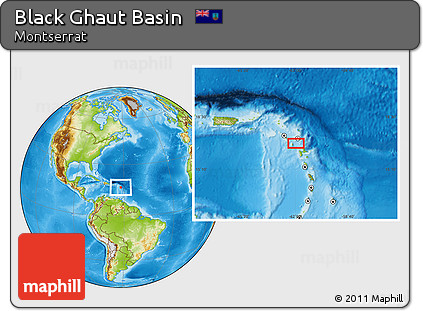 Physical Location Map of Black Ghaut Basin