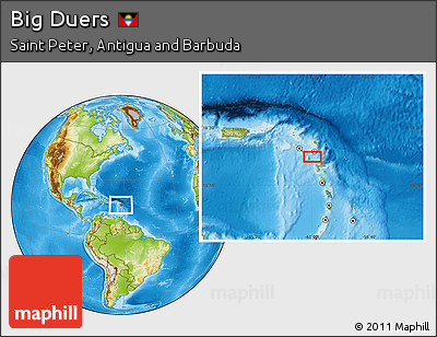 Physical Location Map of Big Duers