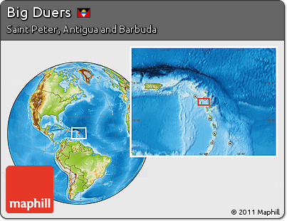 Physical Location Map of Big Duers